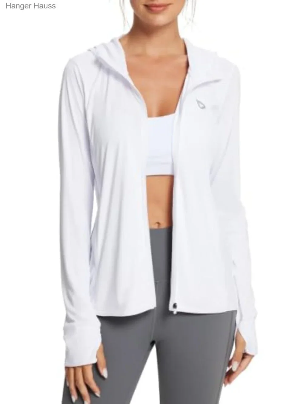 Women's UPF 50+ Sun Protection Jacket Hoodie Lightweight Long Sleeve Rash Guard